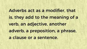 Khasi Adverbs