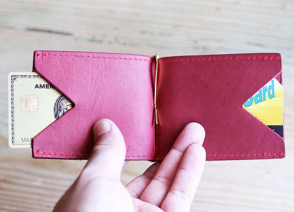 Thumbnail: Red Money Clip Wallet