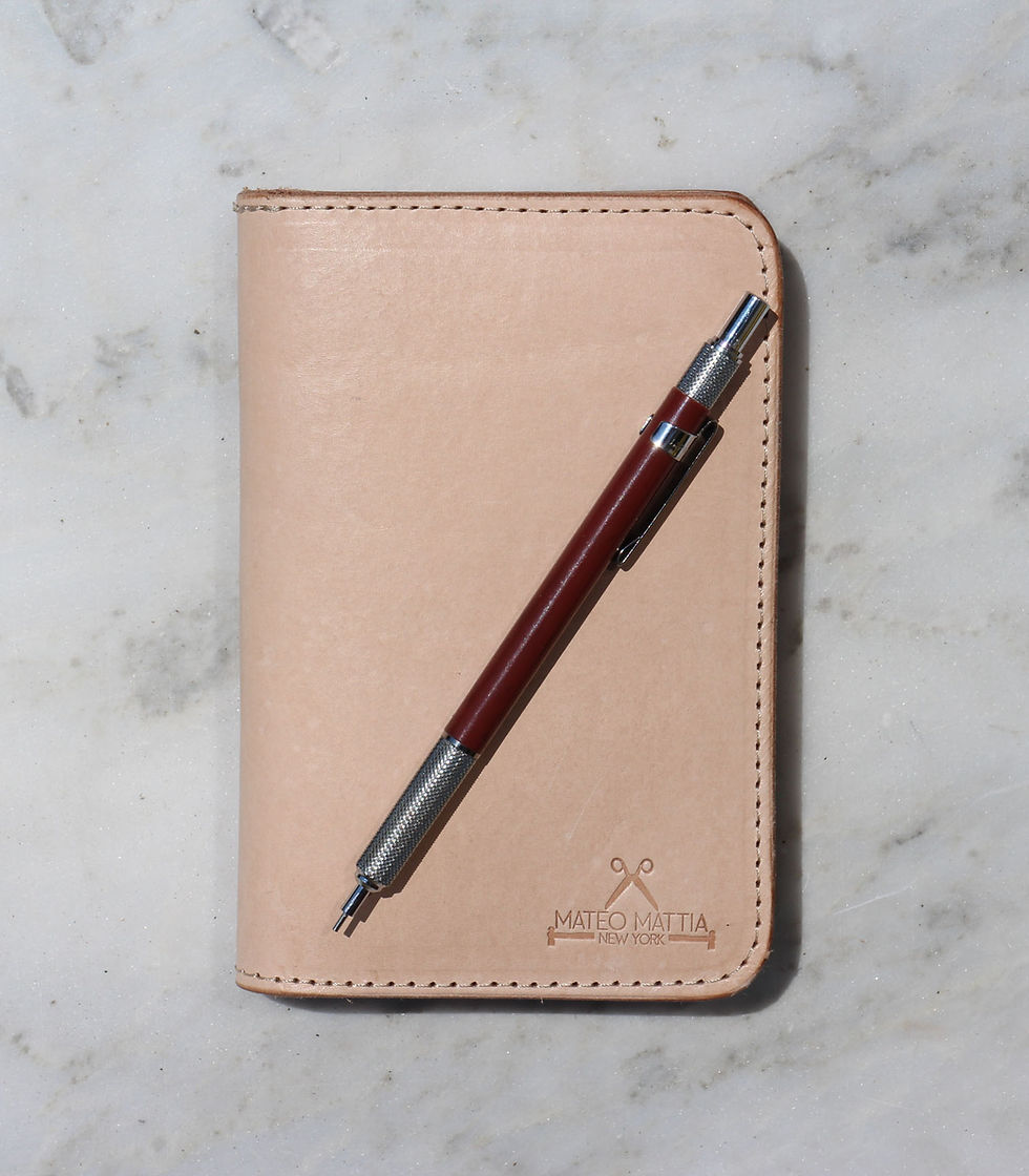 Thumbnail: Natural veg Field notes / Passport case