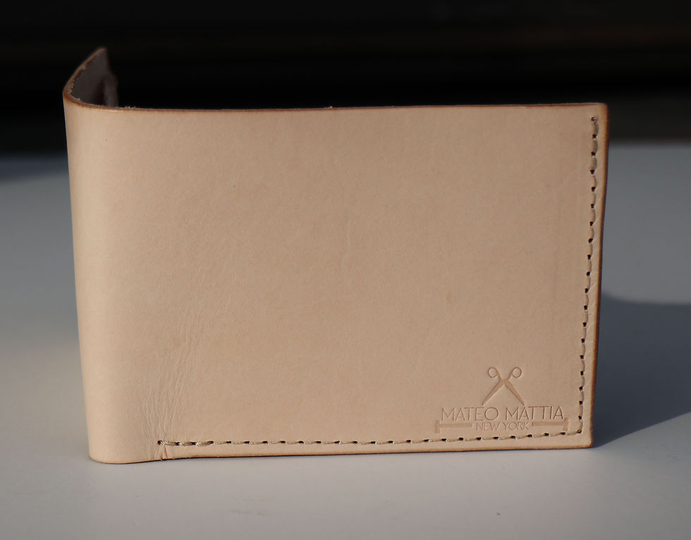 Thumbnail: Mens Leather Vegtan Wallet