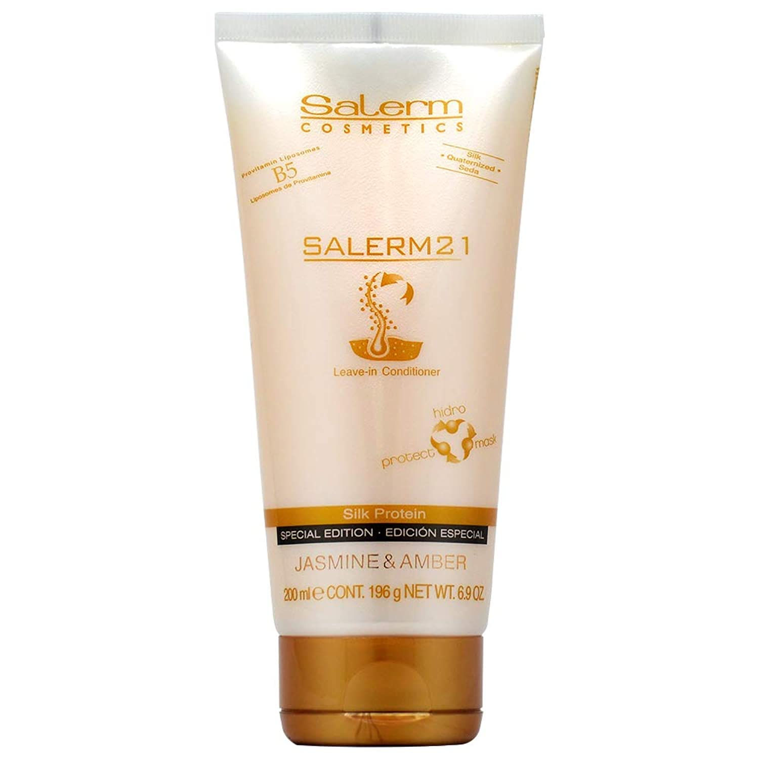 Salerm - 21 Jasmine and Amber - 200 ml - Leave-In Mask and Conditioner - with Si
