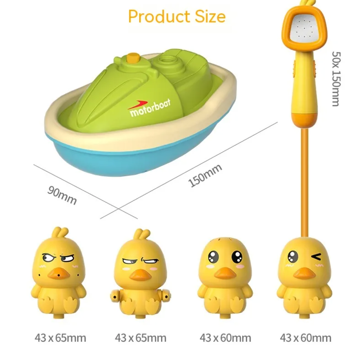 Water Spray Duck Bath Toy