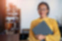 Employee preparing to start a Veno Training course.