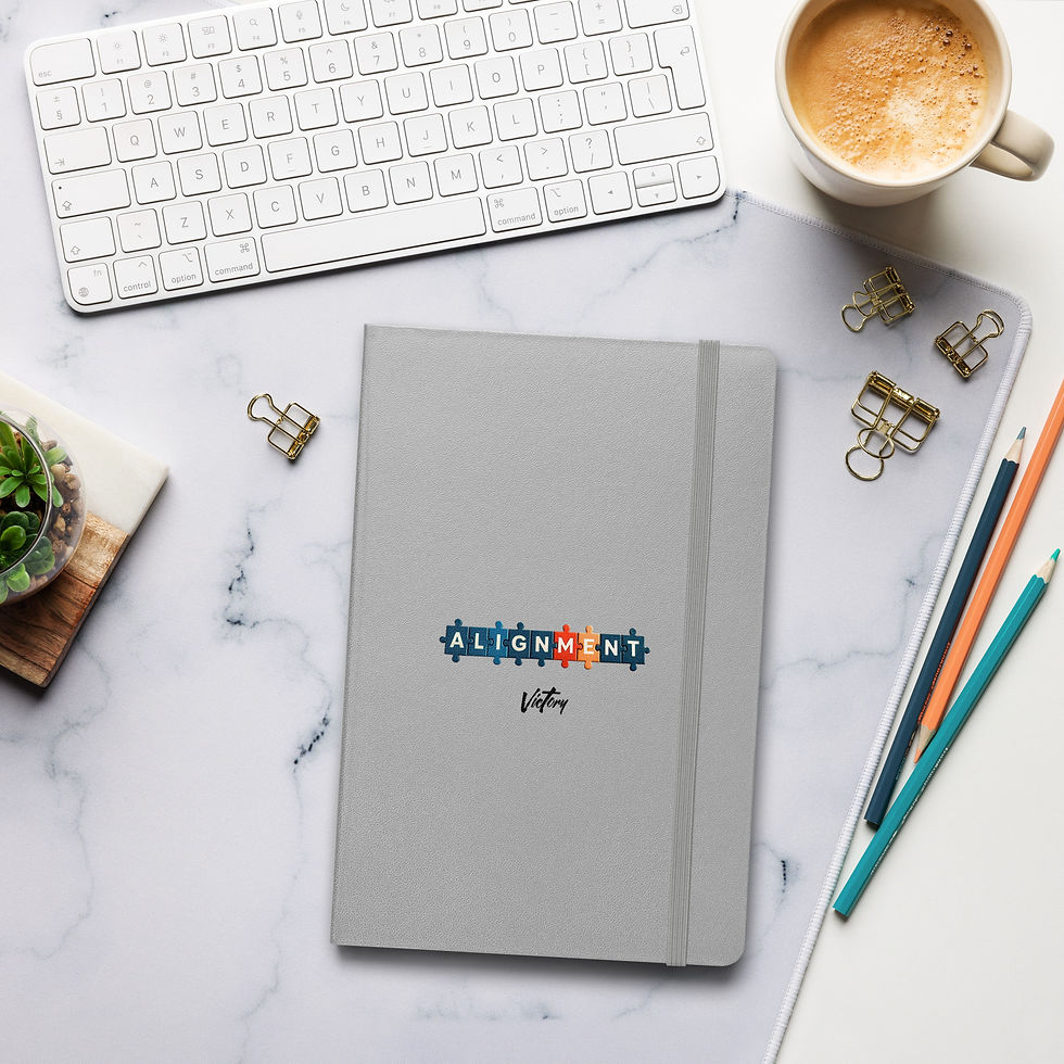 Thumbnail: Alignment Hardcover Bound Notebook