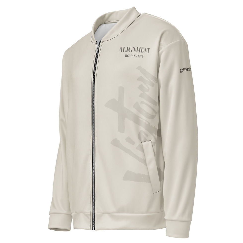 Thumbnail: Alignment Unisex Bomber Jacket