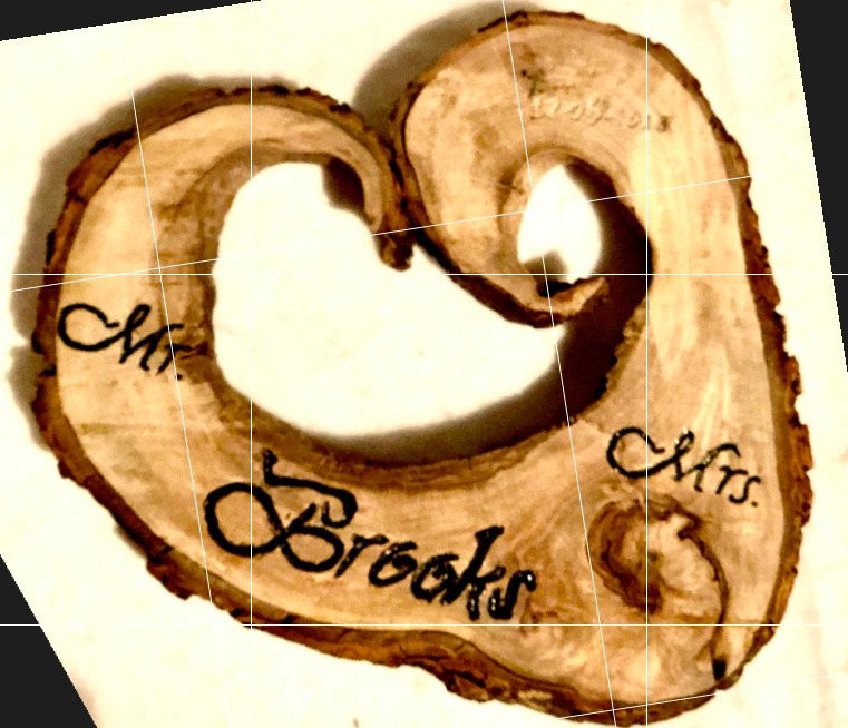 Heart Shaped Wood Cut