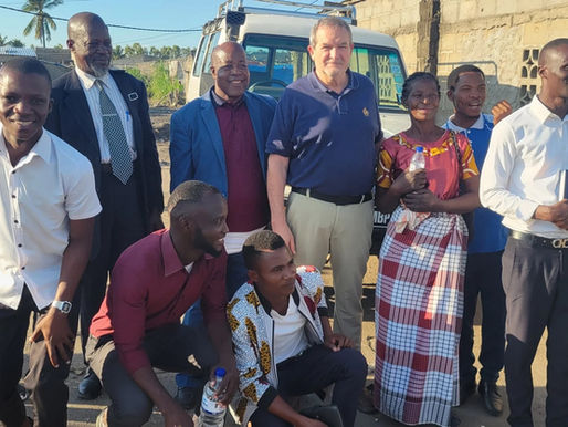 Ministered in Beira Mozambique church