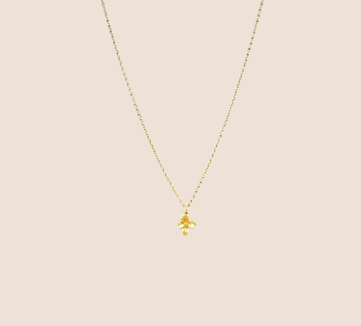 Petals of Fortune Dainty Necklace