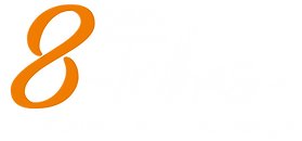 Logo 8 Trilhas com slogan Negativo.png