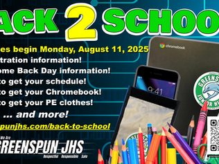 Back To School Information 2025