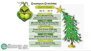 Greenspun Grinchmas Spirit Week Dec. 15-19