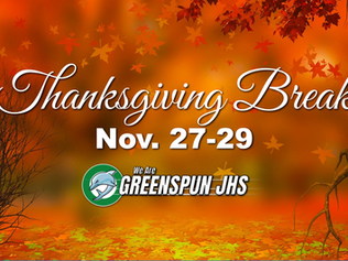 Thanksgiving Break Nov. 27-29