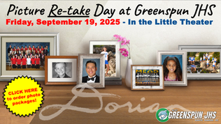 Picture Re-take Day Friday, Sept. 19