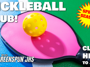 GJHS Pickleball Spring Season!