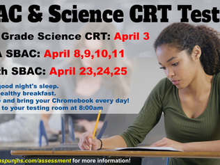 SBAC & CRT Testing