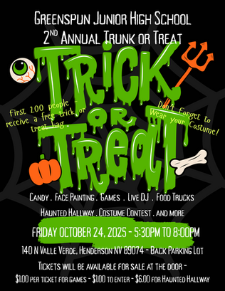 Trunk-or-Treat Oct. 24