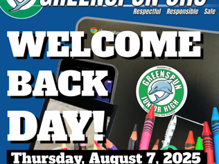 GJHS Welcome Back Day Thursday, August 7, 2025