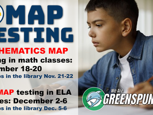 MAP Testing Nov. 18 - Dec. 12