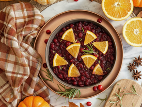 Easy Homemade Cranberry Orange Sauce for Thanksgiving Dinner