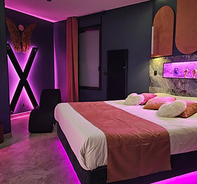 Love room Le Nid Défendu à Tours, suite de luxe le Nid Défendu.