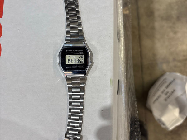 Montre Casio Vintage A158W argentée