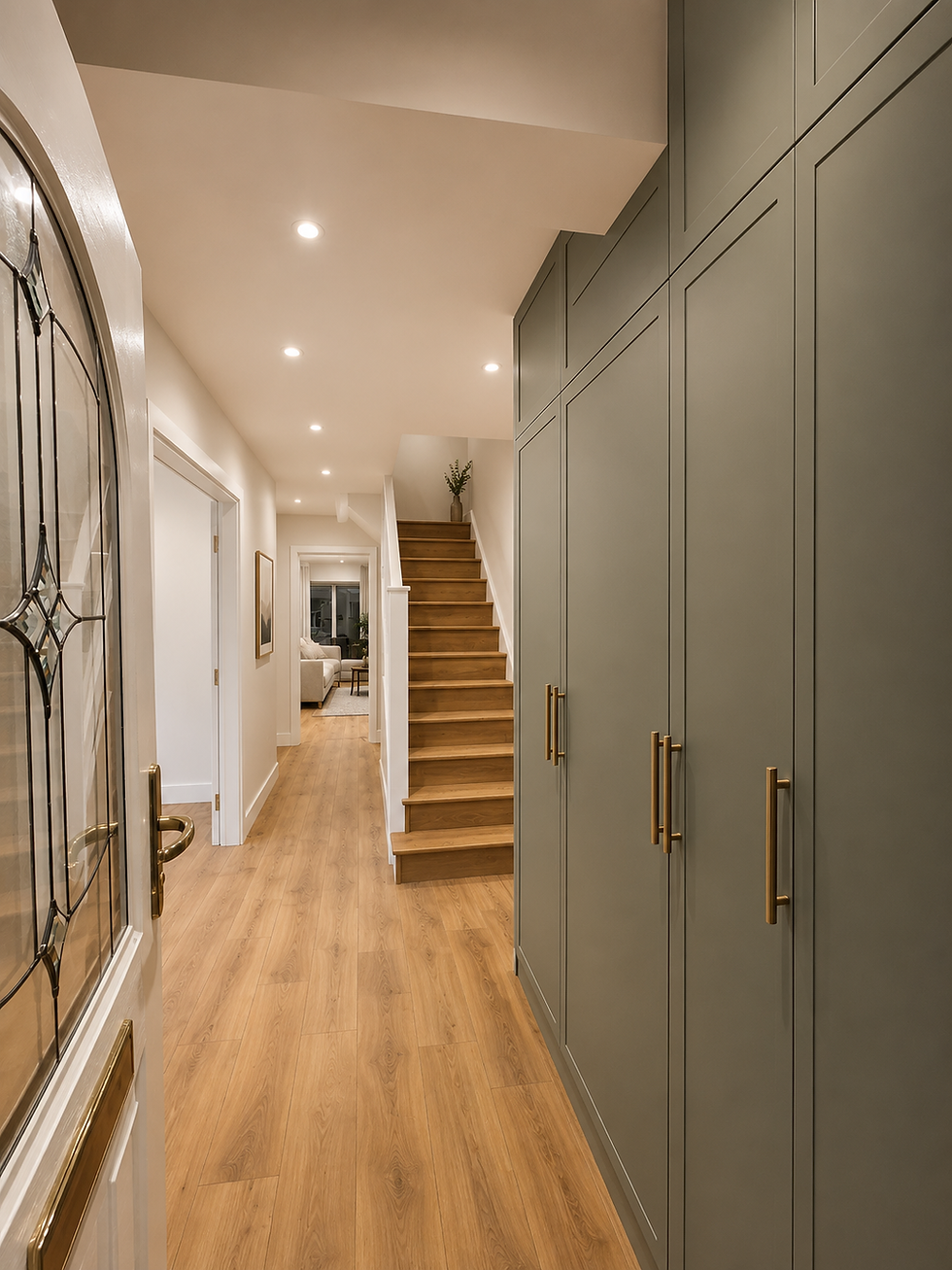 Shoe Cabinet & Staircase