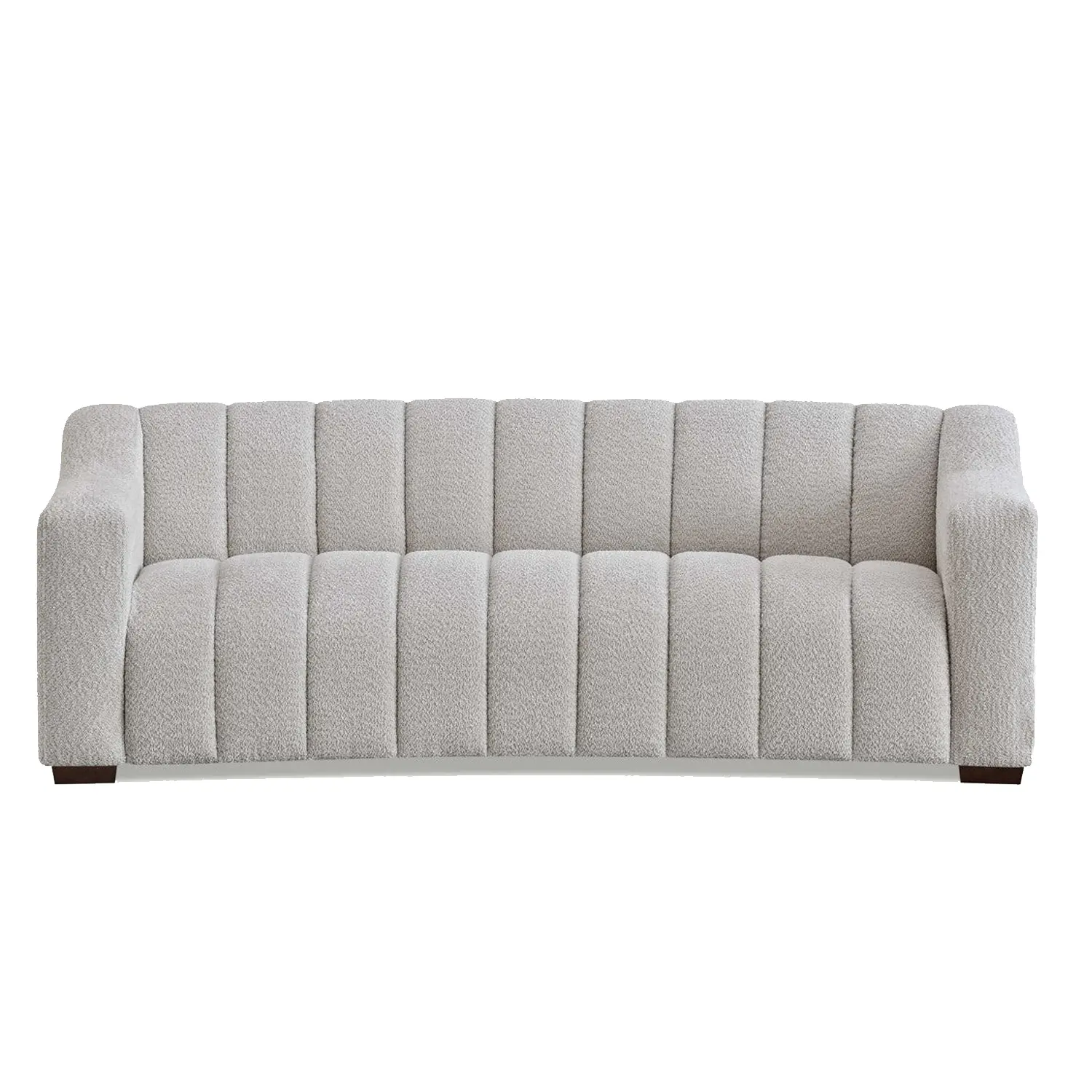 Aluxo Astoria 3 Seater Sofa in Iron Or Oatmeal Boucle Fabric