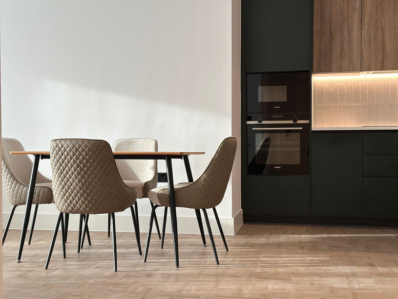dining table and chairs