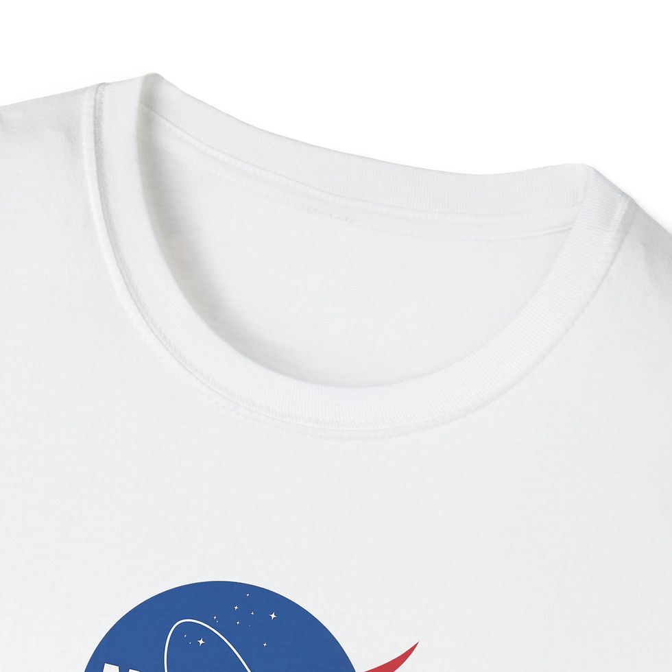 Thumbnail: Not Flat NASA-Style Logo T-Shirt — Space Humor Tee for Astronomy Fans