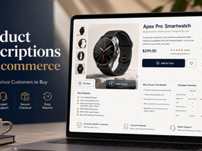 Product Descriptions in Your Online Store – How to Convince Customers to Buy