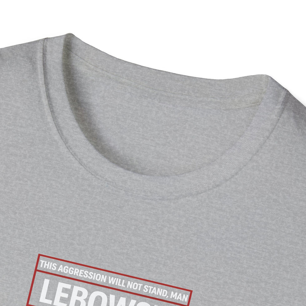 Thumbnail: Lebowski 2028 Campaign T-Shirt - Funny Political Parody Tee