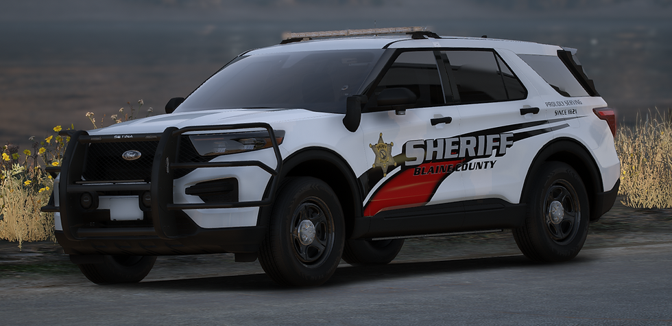 The Erie County Sheriff’s Office Ford Explorer