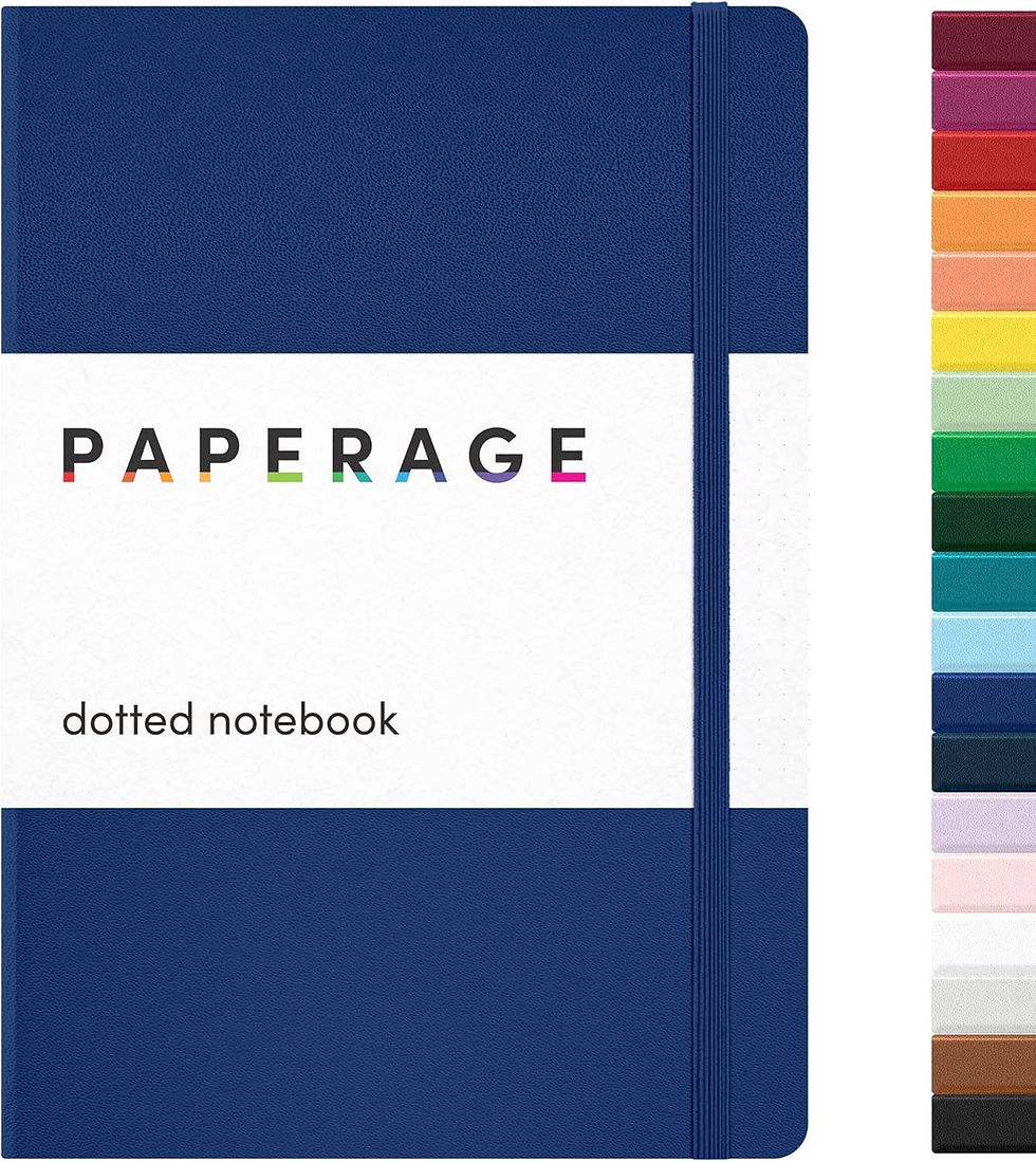 Thumbnail: 160PG Casebound Journal Dotted Notebook: Red
