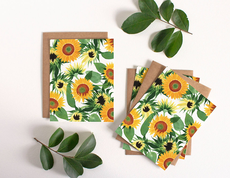 Thumbnail: Sunflowers Greeting Card