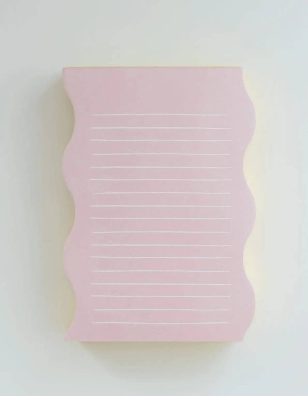 Thumbnail: Wavy Shaped Notepad | Pink + Yellow Edge
