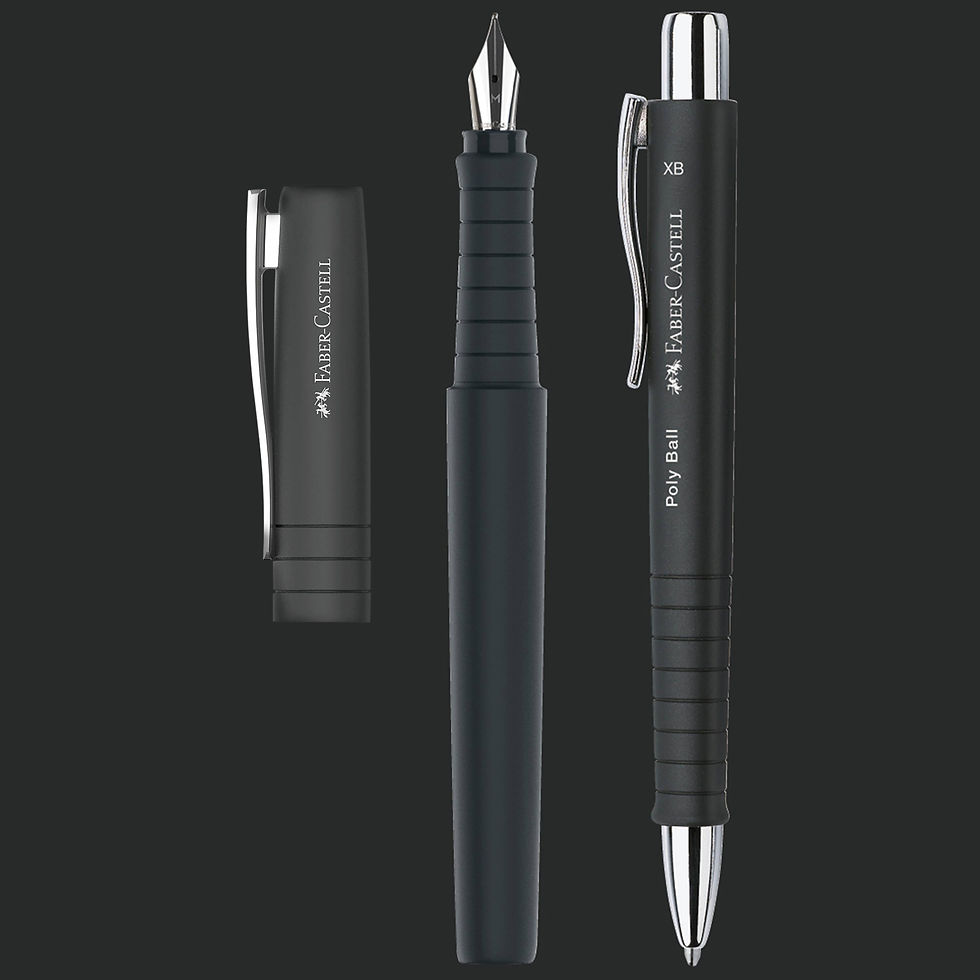 Thumbnail: Fountain Pen and Ballpoint Set: Caribic Blue
