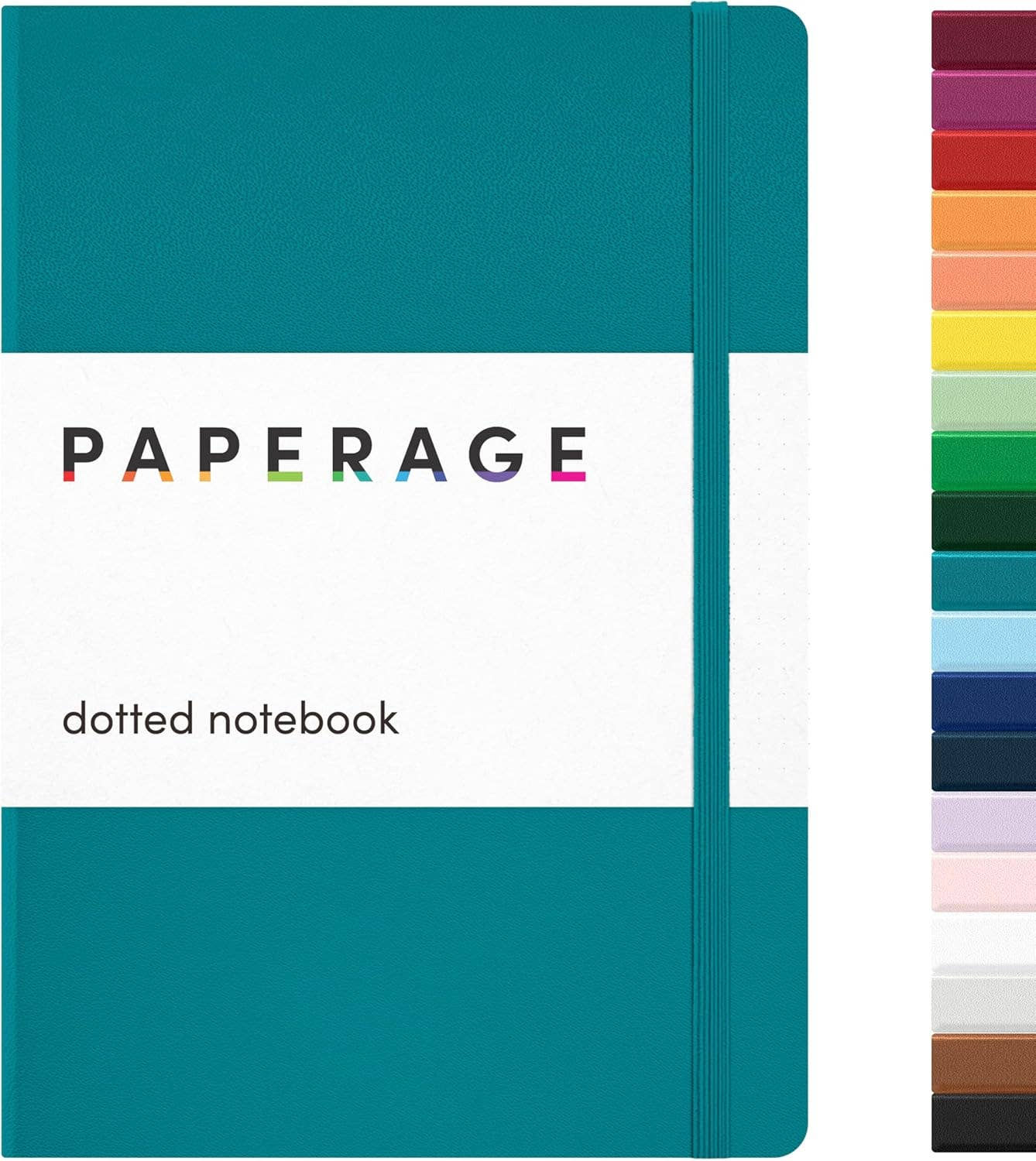 Casebound Dotted Notebook - Turquoise