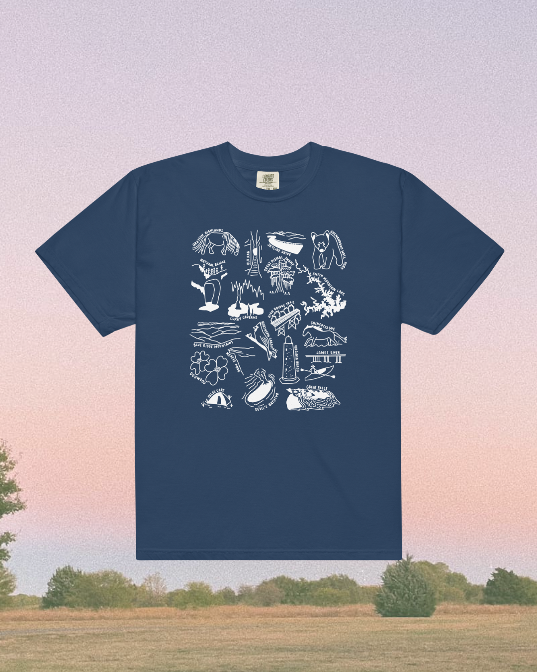 Virginia Nature T-Shirt Unisex: L