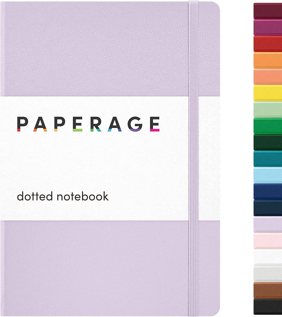 Thumbnail: 160PG Casebound Journal Dotted Notebook: Red