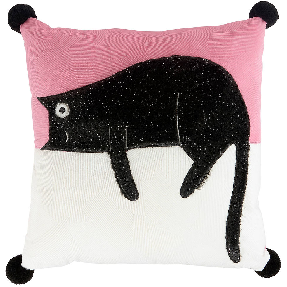 Thumbnail: One Eye Open Cat Pillow