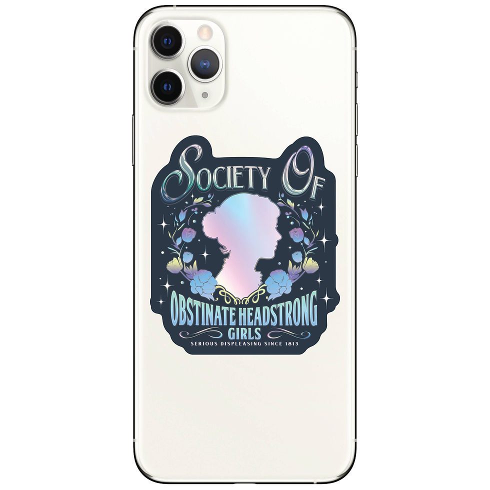 Thumbnail: Jane Austen Vinyl Sticker