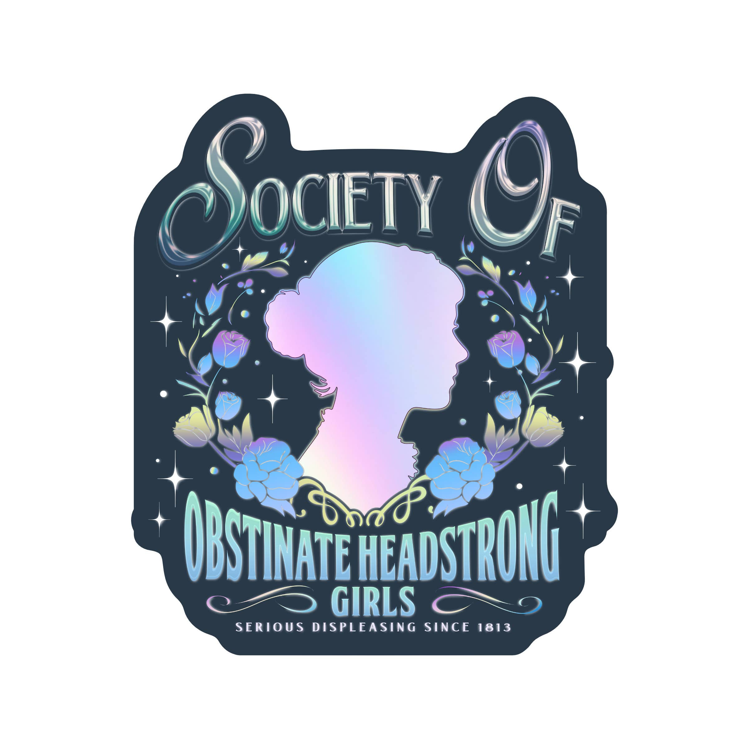 Jane Austen Vinyl Sticker