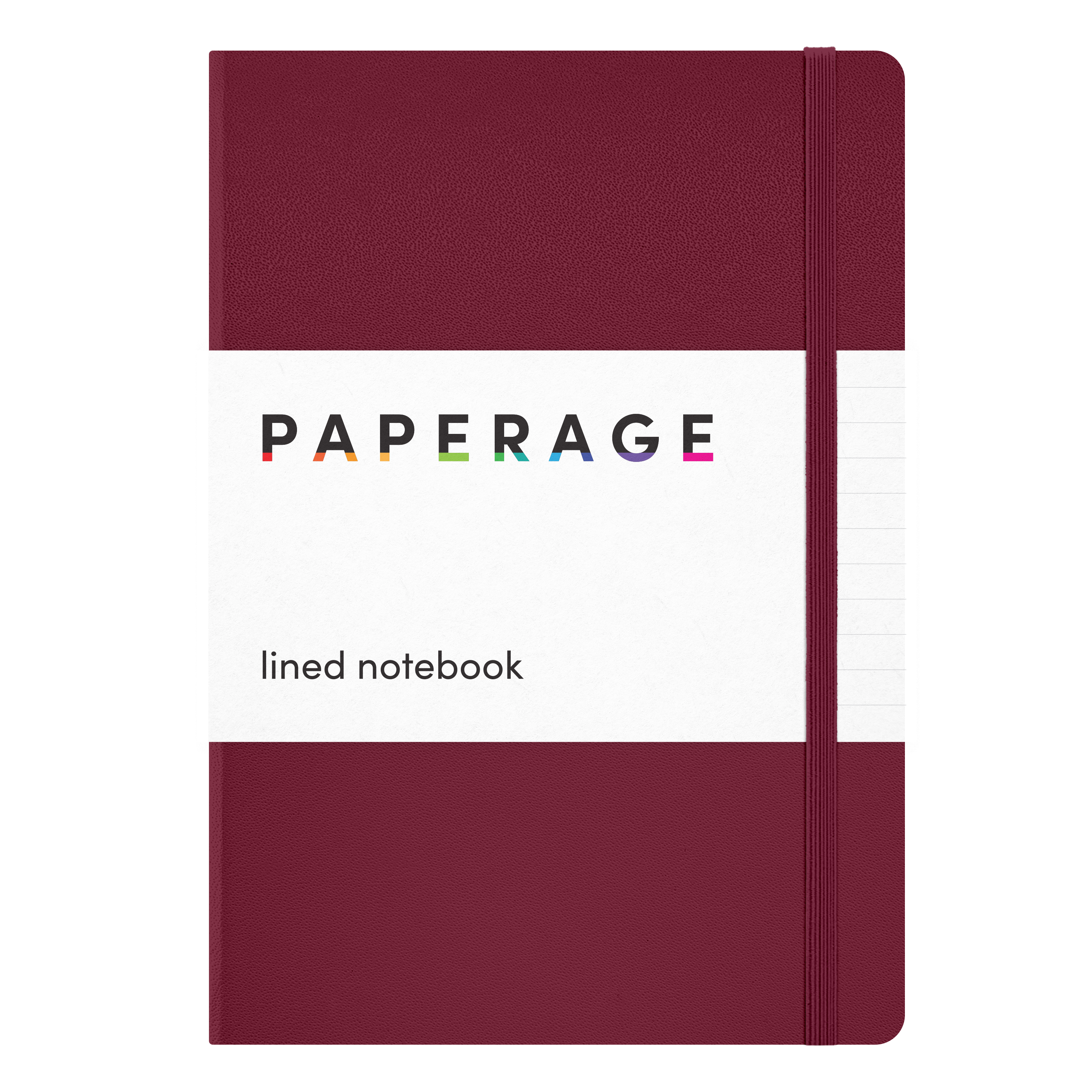 Casebound Lined Notebook - Burgundy