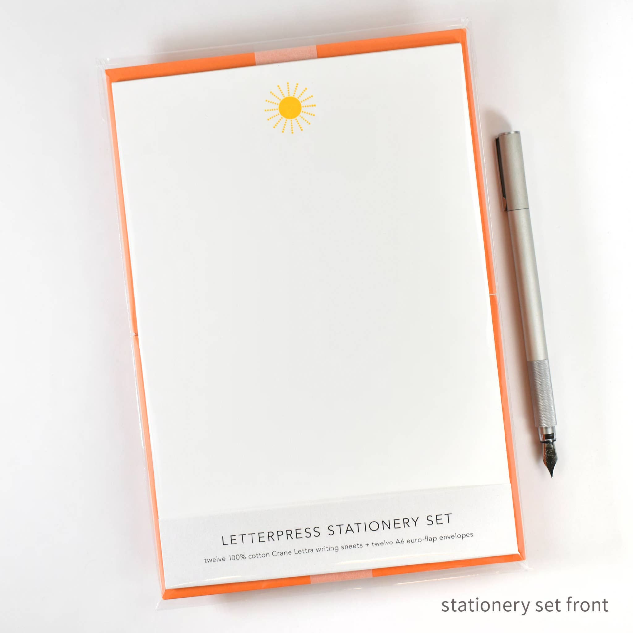 Stationery Set with Yellow Sun (#472)