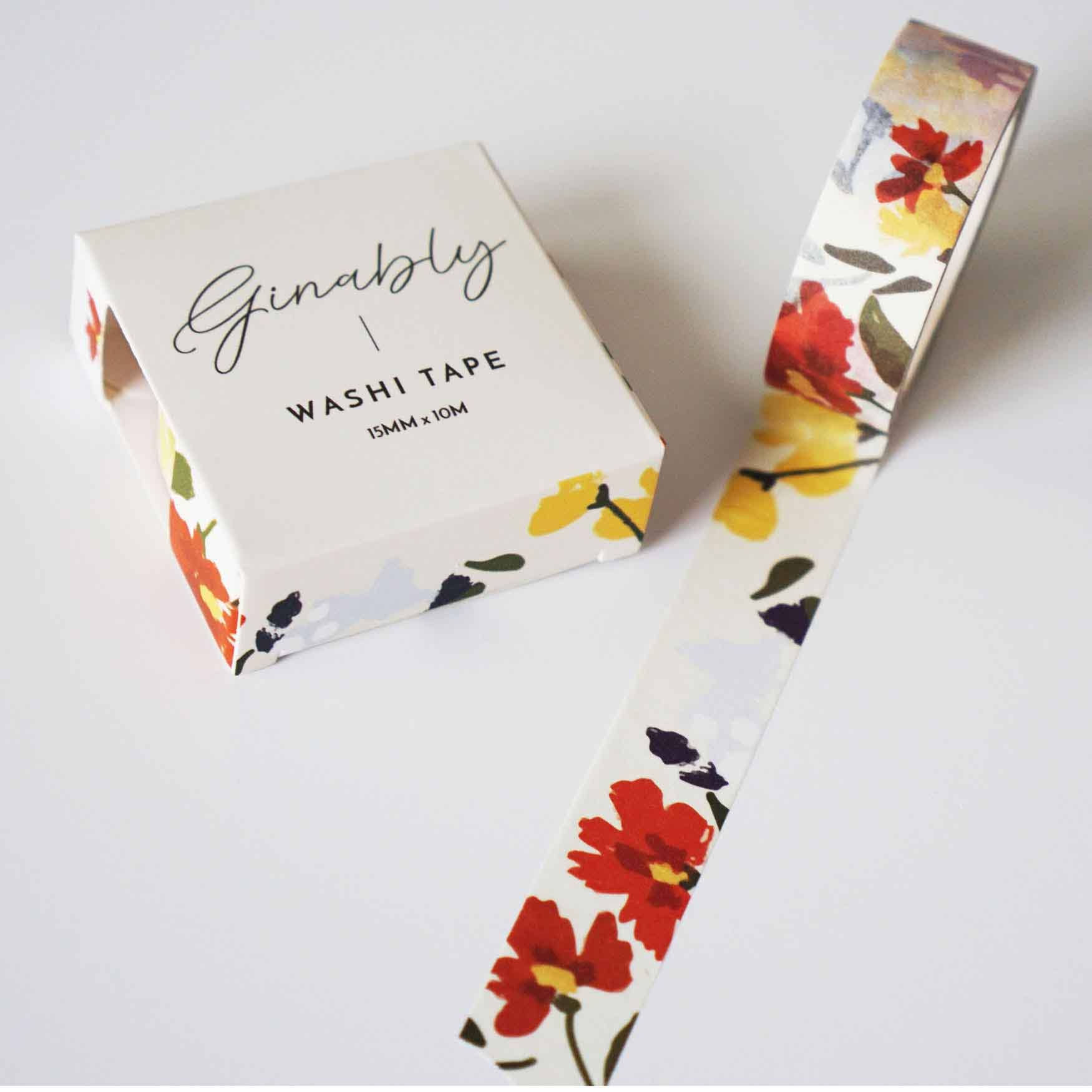 Floral Painting Washi Tape