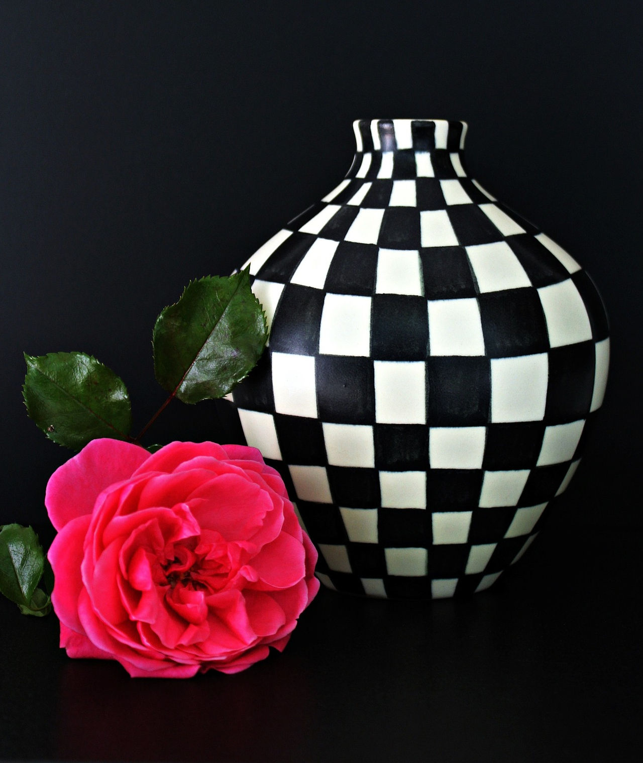 The black vase