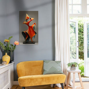 Werk aan de Muur-1880570-Abstract Sculptuur-Gelissen Artworks-1200x1200-Woonkamer gele stoel-facebookNewsFeed