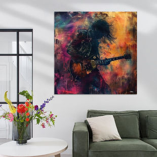 Werk aan de Muur-1383147-abstracte muziek-Gelissen Artworks-1200x1200-Green couch-instagramFeed