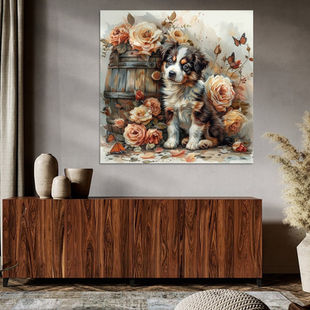 Werk aan de Muur-1449232-honden-katten-vogels-wijnvat-vlinders-bloemen-Gelissen Artworks-1200x1200-Dressoir grey-instagramFeed