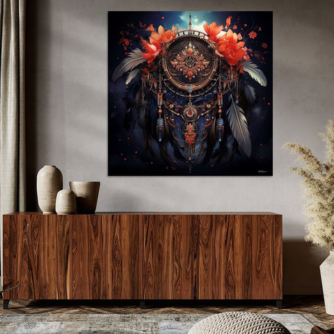Werk aan de Muur-1261593-dreamcatcher  dromenvanger-Gelissen Artworks-1200x1200-Dressoir grey-instagramFeed